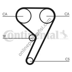 CONTITECH CT 881K6 | FORD FOCUS/C-MAX/KUGA/MONDEO/MAZDA/VOLVO TRIGER SETI
