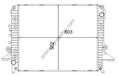 BEHR BHR CR 2577 000S | BMW LAND ROVER RANGE DISCOVERY III-IV-SPORT SU RADYATÖRÜ