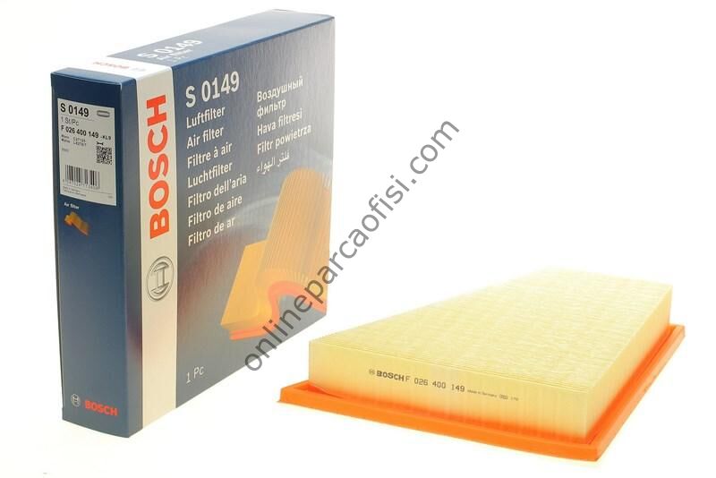 BOSCH BCH F026400149 | BMW F07-F10-F11-F18-X1 E84-Z4 E89 HAVA FILTRESI