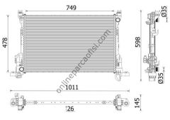 BEHR CR 2637 000P | RENAULT TRAFIC III SU RADYATÖRÜ