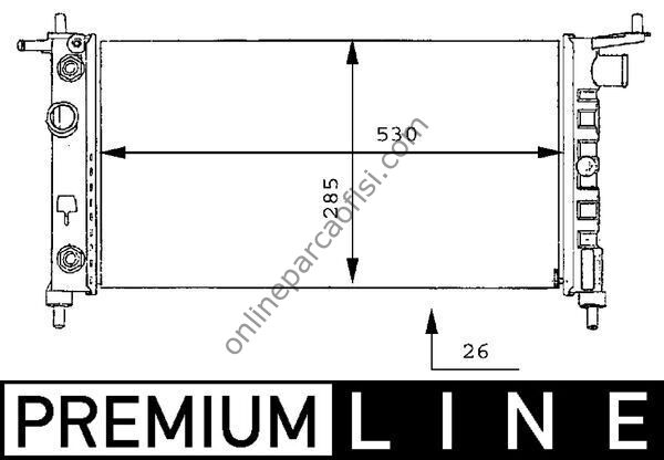 BEHR CR 269 000P | OPEL CORSA B SU RADYATÖRÜ