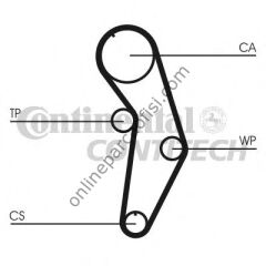 CONTITECH CT 908K1 | VW GOLF4-GOLF5-BORA-A3-TOLEDO-OCTAVIA-PASSAT TRIGER SETI