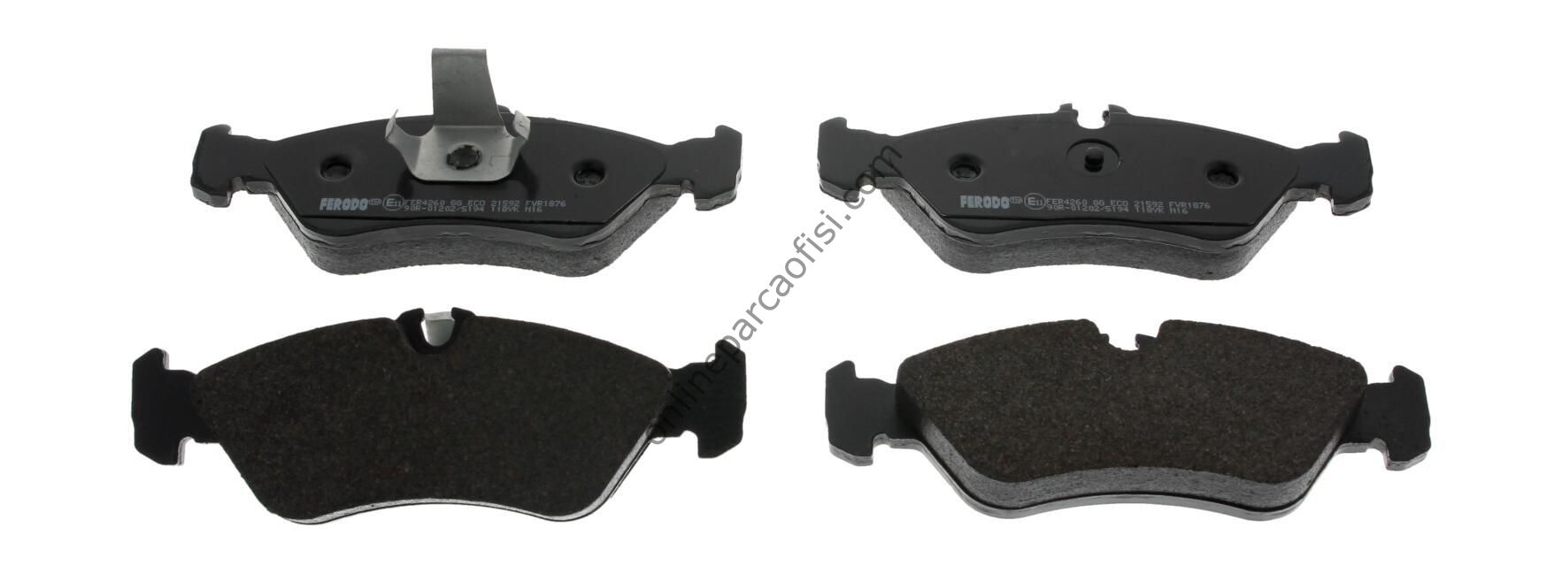 FERODO FVR1876 | MERCEDES SPRT.CDI -VW.LT.35 FREN BALATASI ARKA