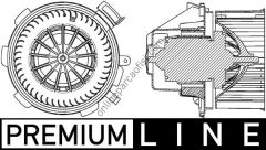 BEHR AB 88 000P | MERCEDES SPRT.309,311,315,318.CDI -VW.CRAFTER KALORIFER MOTORU