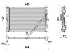 BEHR CR 2710 000P | PSA 3008/5008/C5 AIRCROSS SU RADYATÖRÜ