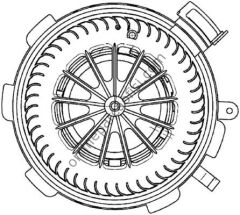 BEHR AB 89 000P | MERCEDES MB SPRINTER +AC KALORIFER MOTORU