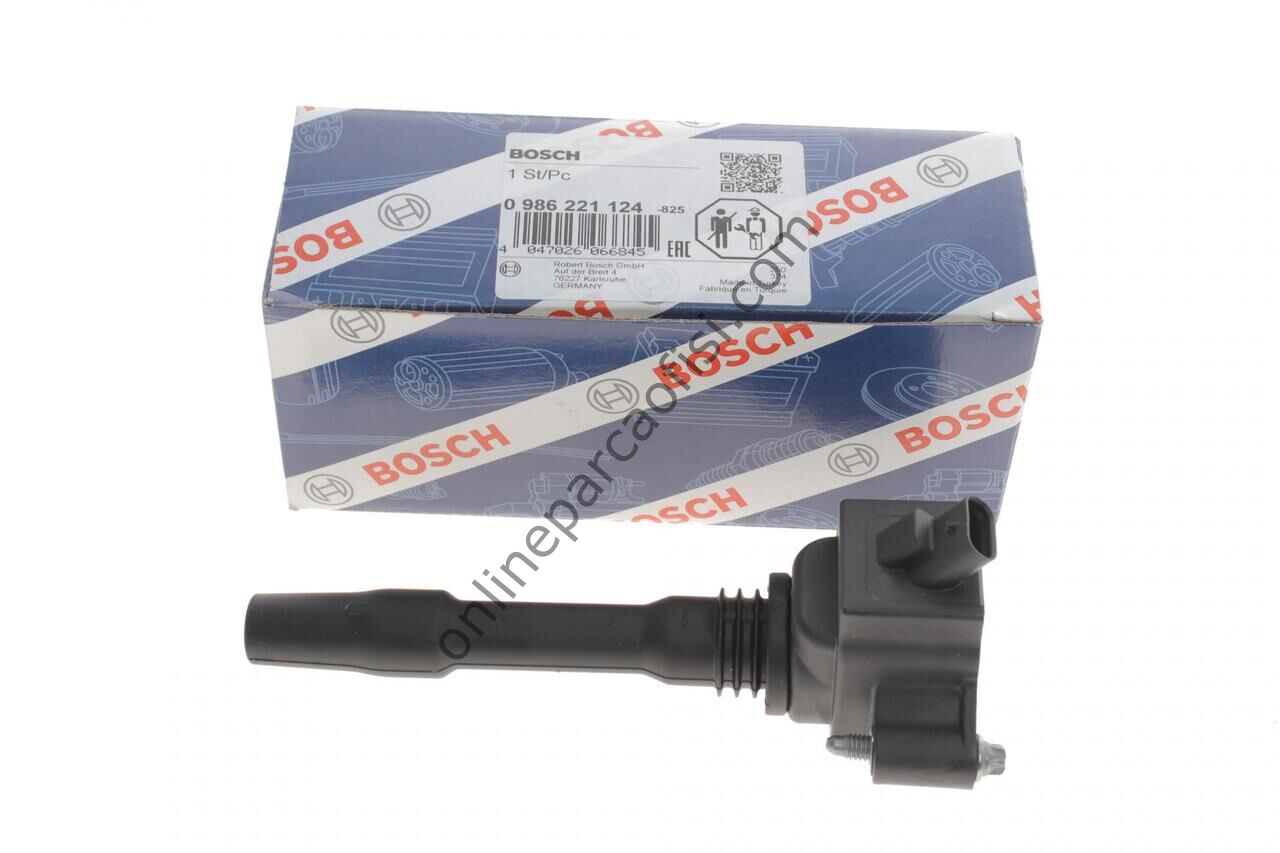 BOSCH 0986221124 | BMW F20 LCI-F21 LCI-F22-F22 LCI-2F45-F46-F30 LCI-F31 LCI-F34 GT LCI-4F32-F32 LCI-F33-F33 LCI-F36 GRAN COUPE-5G30-G31-G38-6G32-7G11-G12-X1 F48-X2 F39-X3 G01 ATESLEME BOBINI