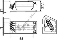 BEHR ABR 11 000P | BMW E36 KALORIFER REZISTANSI