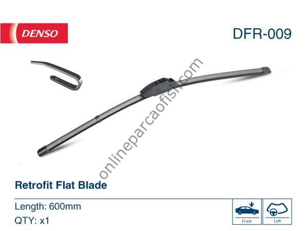 DENSO DFR-009 | UNI ASX (GA) SILECEK SÜPÜRGESI ÖN SOL