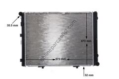 BEHR CR 284 000S | MERCEDES W201 SU RADYATÖRÜ