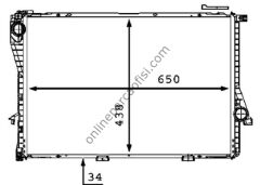 BEHR CR 295 000P | BMW E38-E39 SU RADYATÖRÜ
