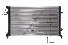 BEHR CR 30 001S | VW GOLF5-GOLF6-JETTA-PASSAT-A3 SU RADYATÖRÜ