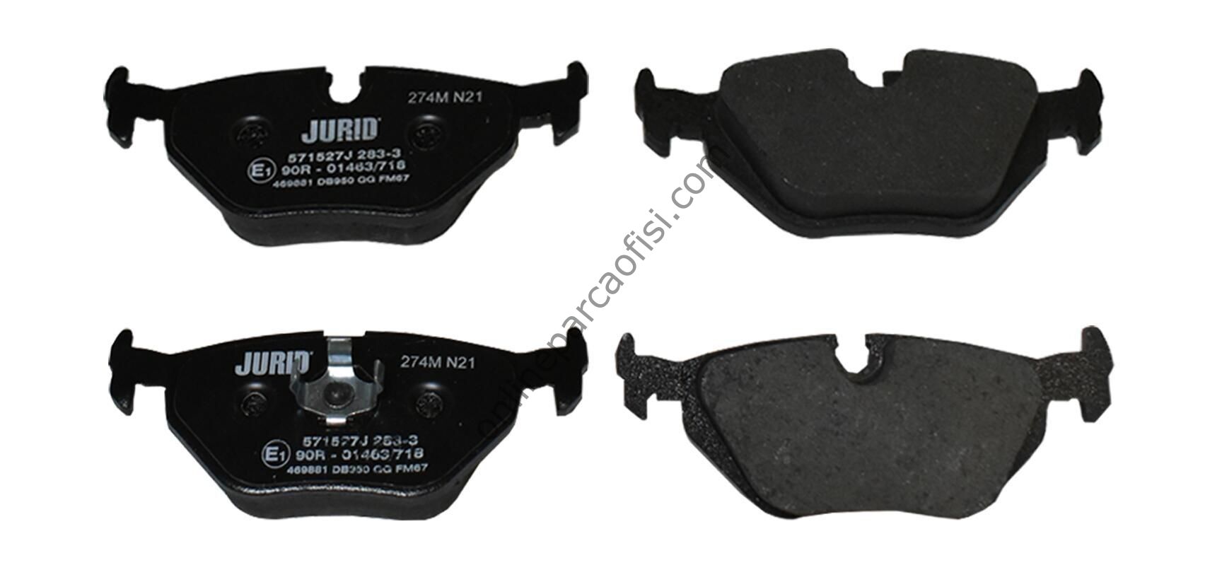 JURID 571527J | BMW E36-E46 FREN BALATASI ARKA