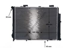 BEHR CR 309 000S | MERCEDES W210 SU RADYATÖRÜ