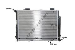 BEHR CR 315 001S | MERCEDES W210 SU RADYATÖRÜ