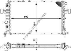 BEHR CR 320 000S | OPEL ASTRA G SU RADYATÖRÜ