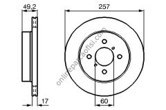 BOSCH 0986478984 | JAPON FREN DISKI