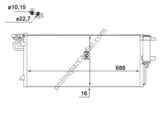 BEHR AC 103 000S | FORD FOCUS/KUGA/CONNECT KLIMA RADYATÖRÜ
