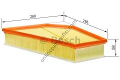 BOSCH F026400255 | VOLVO C30 C70 II S40 V40 HAVA FILTRESI