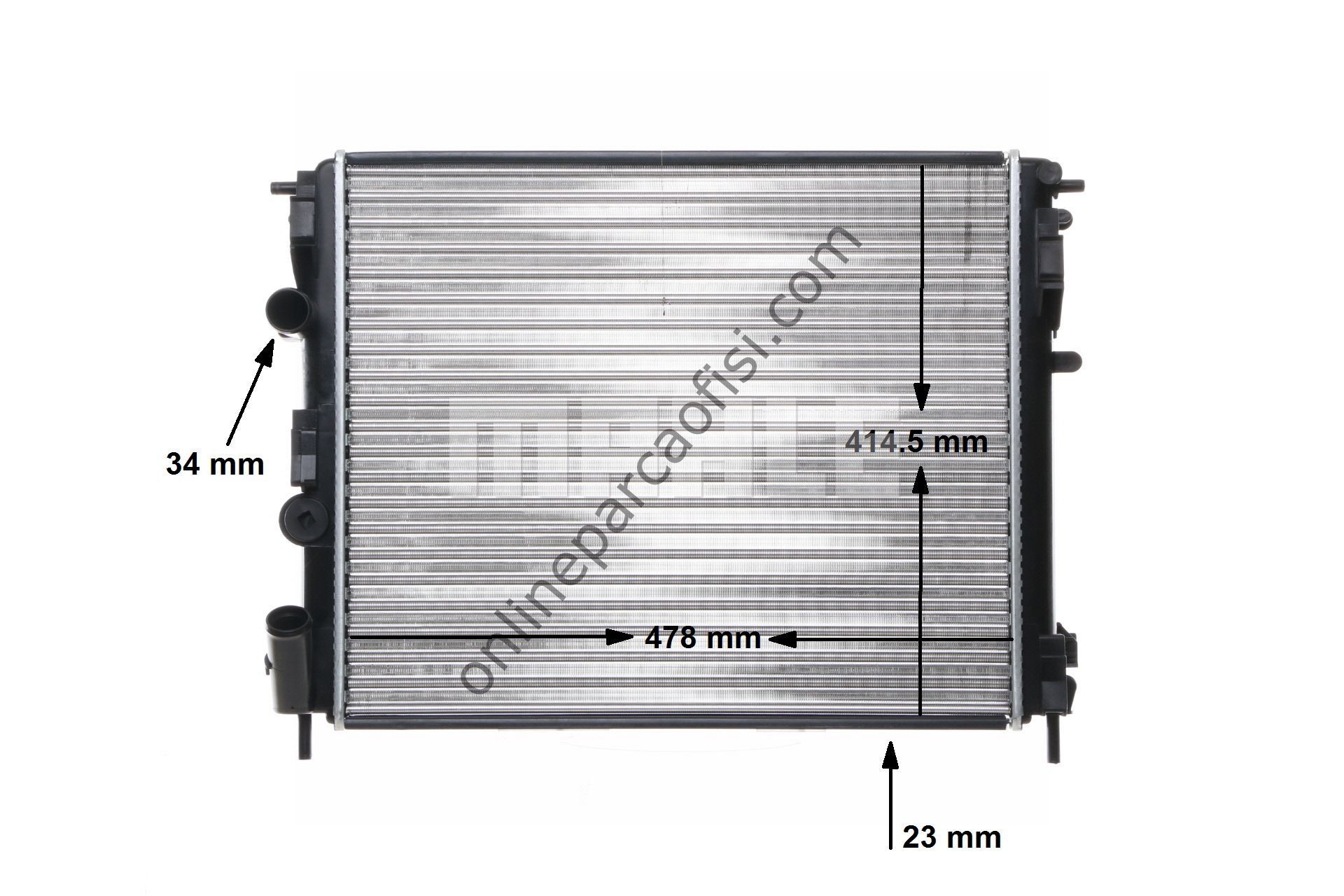 BEHR CR 35 000S | RENAULT CLIO/KANGOO/LOGAN SU RADYATÖRÜ