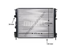 BEHR CR 35 000S | RENAULT CLIO/KANGOO/LOGAN SU RADYATÖRÜ