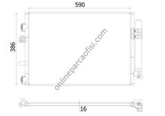 BEHR AC 930 000S | FORD FOCUS/C-MAX KLIMA RADYATORU