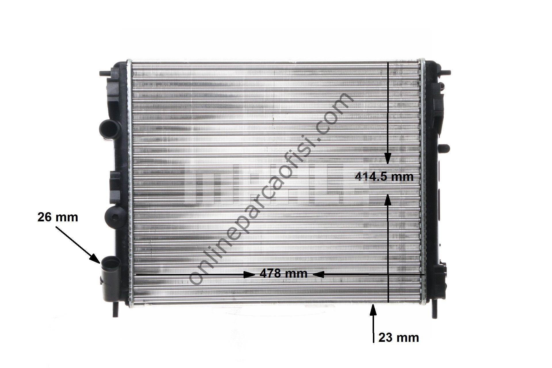 BEHR CR 36 000S | RENAULT CLIO II / KANGOO LOGAN SU RADYATÖRÜ