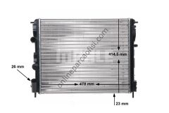 BEHR CR 36 000S | RENAULT CLIO II / KANGOO LOGAN SU RADYATÖRÜ