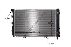 BEHR BHR CR 371 000S | MERCEDES W201 SU RADYATÖRÜ