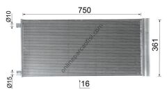 BEHR AC 1124 000P | RENAULT TRAFIC III Platform/Chassis (EG_) KLIMA RADYATÖRÜ