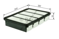 BOSCH F026400296 | JAPON LAND CRUISER (J20) HAVA FILTRESI