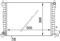 BEHR CR 375 000S | FORD FIESTA/KA SU RADYATÖRÜ