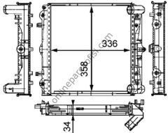 BEHR CR 383 000S | VW 911 CARRERA SU RADYATÖRÜ