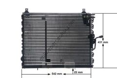 BEHR AC 150 000S | MERCEDES W124 KLIMA RADYATÖRÜ