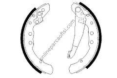 BOSCH 0986487281 | VW CADDY-PASSAT-A80-A100 FREN BALATASI ARKA