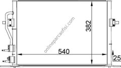 BEHR AC 158 000S | FORD MONDEO KLIMA RADYATÖRÜ