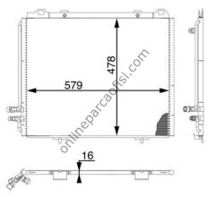 BEHR AC 196 000S | MERCEDES W210 KLIMA RADYATÖRÜ