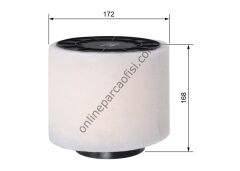 BOSCH F026400334 | VW A4-A5-Q5 HAVA FILTRESI