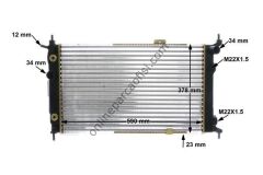 BEHR CR 421 000S | OPEL ASTRA F SU RADYATÖRÜ