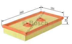 BOSCH F026400342 | VW GOLF7-A3-LEON-PASSAT-TIGUAN HAVA FILTRESI