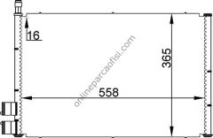 BEHR AC 298 000S | FORD FIESTA/FUSION KLIMA RADYATÖRÜ