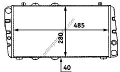 BEHR CR 453 000S | VW FAVORIT-FELICIA SU RADYATÖRÜ
