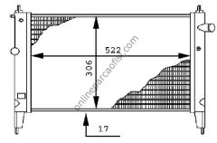BEHR CR 446 000S | OPEL ASTRA F SU RADYATÖRÜ