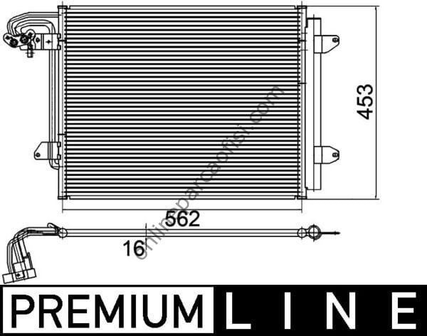 BEHR BHR AC 325 000P | VW CADDY-TOURAN KLIMA RADYATÖRÜ
