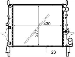 BEHR CR 490 000S | RENAULT TWINGO SU RADYATÖRÜ