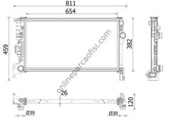 BEHR CR 2334 000P | VOLVO XC90 II SU RADYATÖRÜ