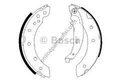 BOSCH 0986487585 | RENAULT CLIO/LAGUNA/LOGAN/SANDERO/THALIA/TWINGO/ LOGAN/SANDERO/SAXO/XSARA/106/206/306 FREN BALATASI ARKA