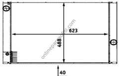 BEHR CR 511 000P | BMW E60-61-63-64-65-66 SU RADYATÖRÜ