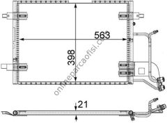 BEHR AC 352 000S | VW PASSAT-A4 KLIMA RADYATÖRÜ