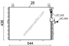 BEHR AC 357 000S | MERCEDES W124 KLIMA RADYATÖRÜ